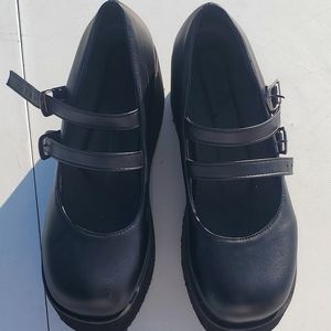 Platform Mary Jane Shoes